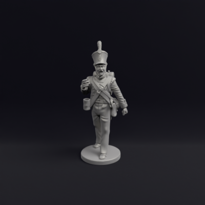 Napoleonic Dutch Indies infantry and flank 18b