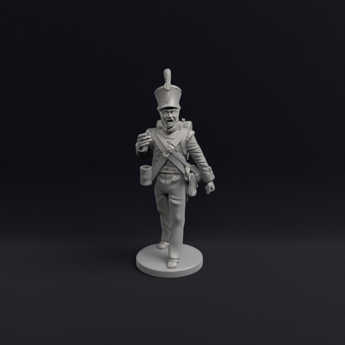Napoleonic Dutch Indies infantry and flank 18b