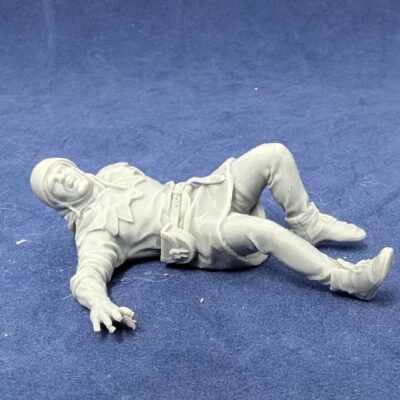 14th century wounded soldier in pain