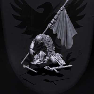 11th Century Wounded Spanish Standard Bearer