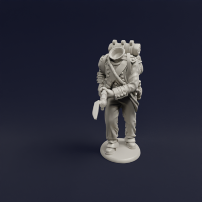 1804 1807 Napoleonic French Fusilier Advancing Charge 01