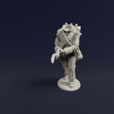 1804 1807 Napoleonic French Fusilier Advancing Charge 04