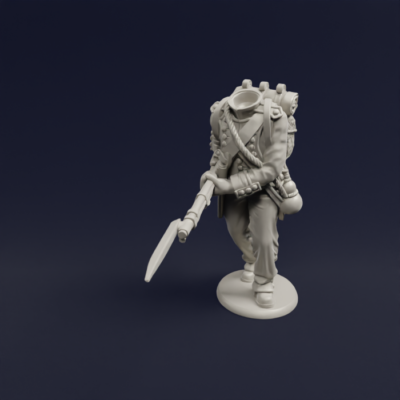 1804 1807 Napoleonic French Fusilier Advancing Charge 05