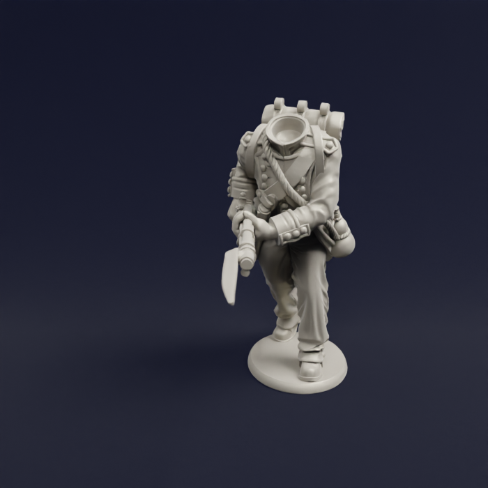 1804 1807 Napoleonic French Fusilier Advancing Charge 06