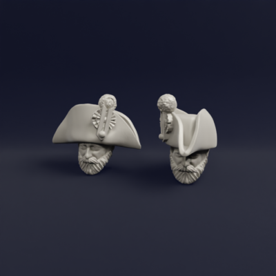 1804 1807 Napoleonic French Head Bicorne Head