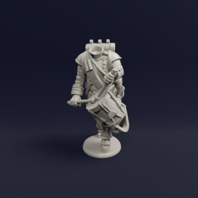 1804 1807 Napoleonic French Infantry Command Advancing 01