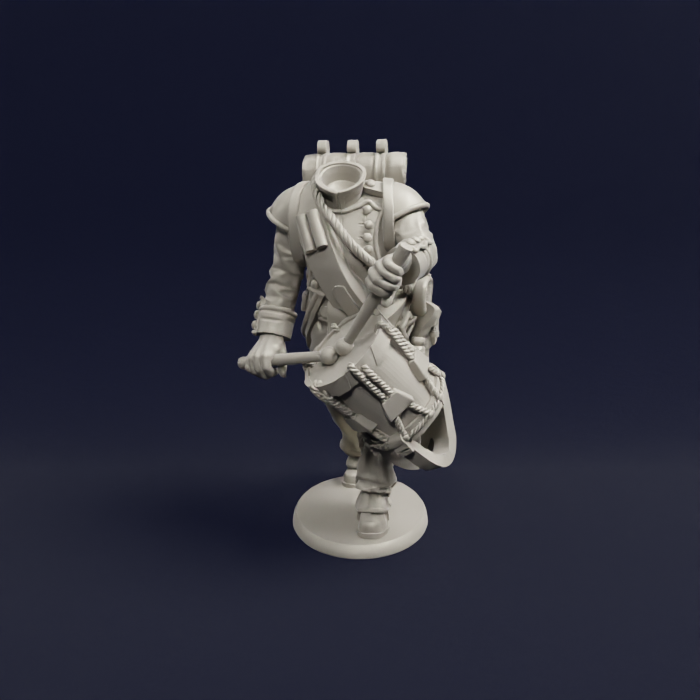 1804 1807 Napoleonic French Infantry Command Advancing 01