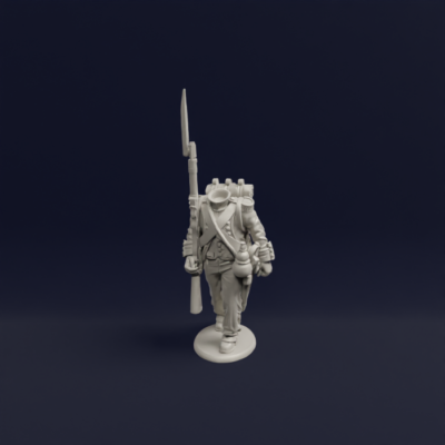 1804 1807 Napoleonic French Infantry Command Advancing 02