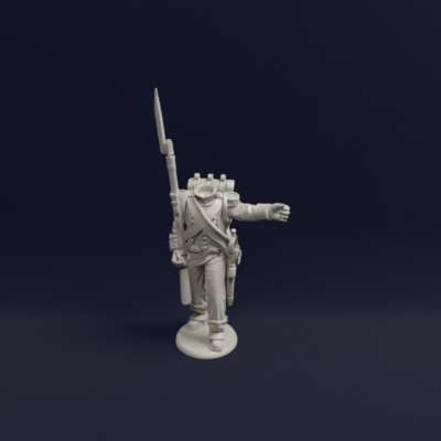 1804 1807 Napoleonic French Infantry Command Advancing 03