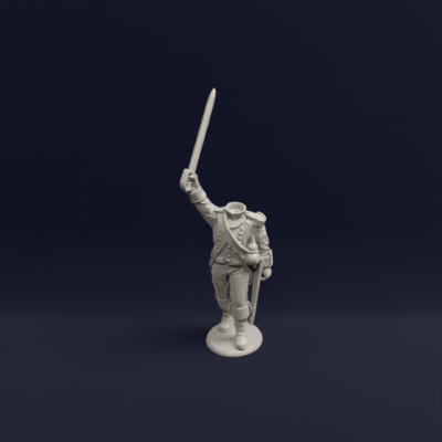 1804 1807 Napoleonic French Infantry Command Advancing 06