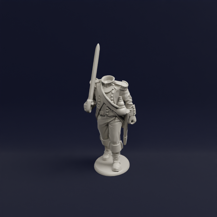 1804 1807 Napoleonic French Infantry Command Advancing 07