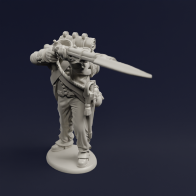 1804 1807 Napoleonic French Voltigeur Firing Line 01