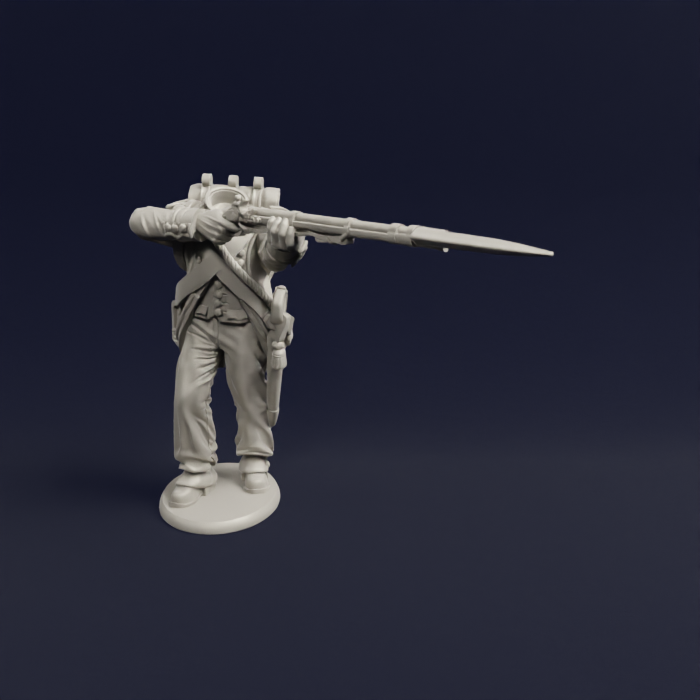 1804 1807 Napoleonic French Voltigeur Firing Line 02