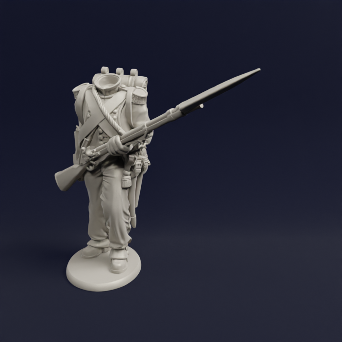 1804 1807 Napoleonic French Voltigeur Firing Line 03