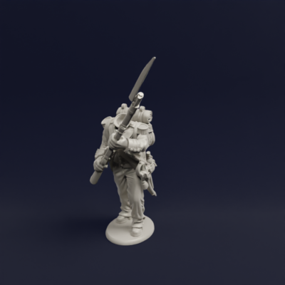 1804 1807 Napoleonic French Voltigeur High Porte 01