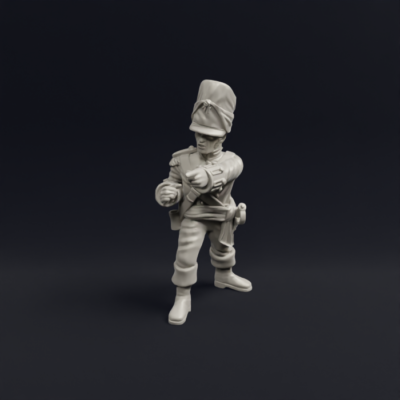 1815 British Infantry Covered Shako 28 A