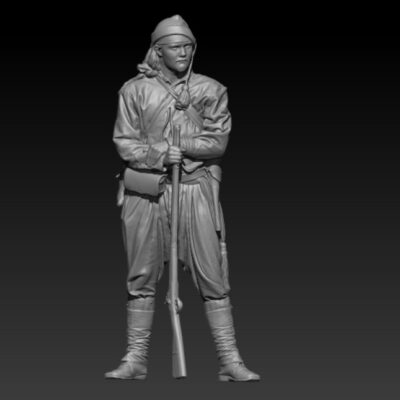 Louisiana Tigers Zouave standing cool