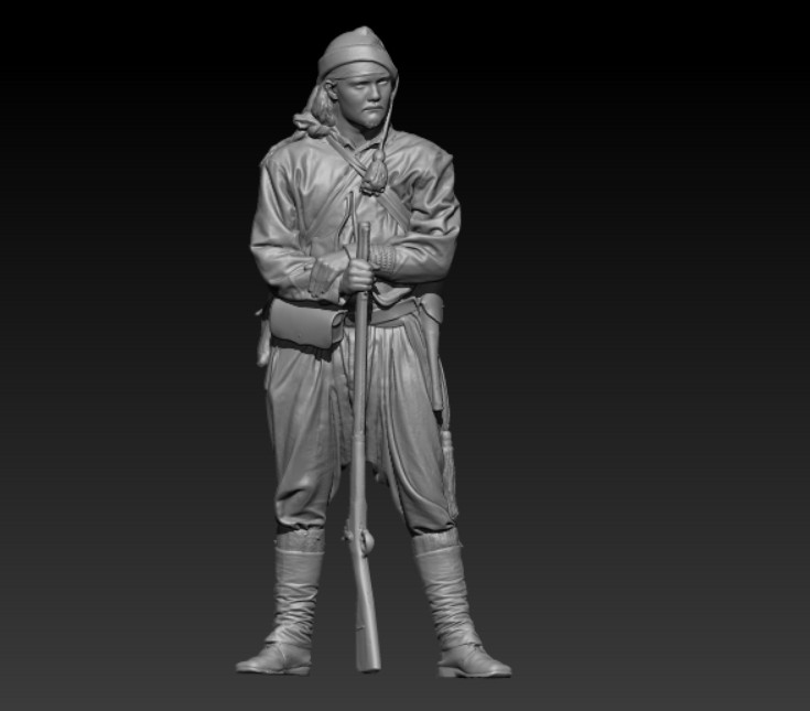 Louisiana Tigers Zouave standing cool
