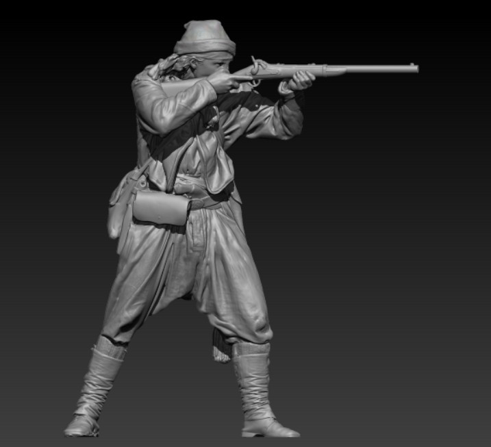Louisiana Tigers Zouave shooting