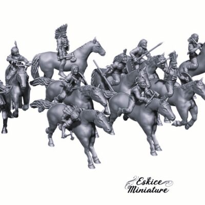 Native american on horses