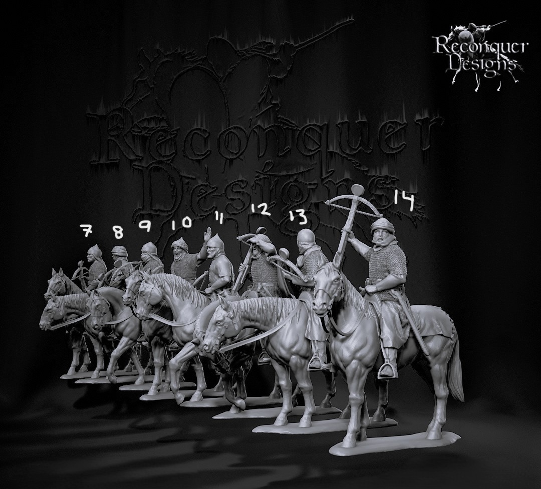 Andalusian Muslim Light Cavalry and mounted crossbowmen v12