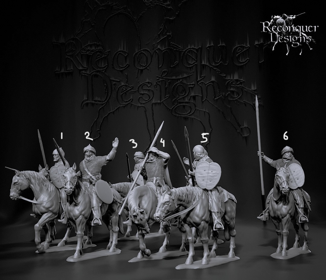 Andalusian Muslim Light Cavalry and mounted crossbowmen v6