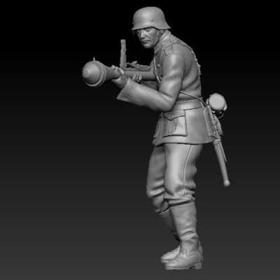 WW2 German Soldier with Panzerfaust