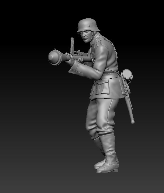 WW2 German Soldier with Panzerfaust