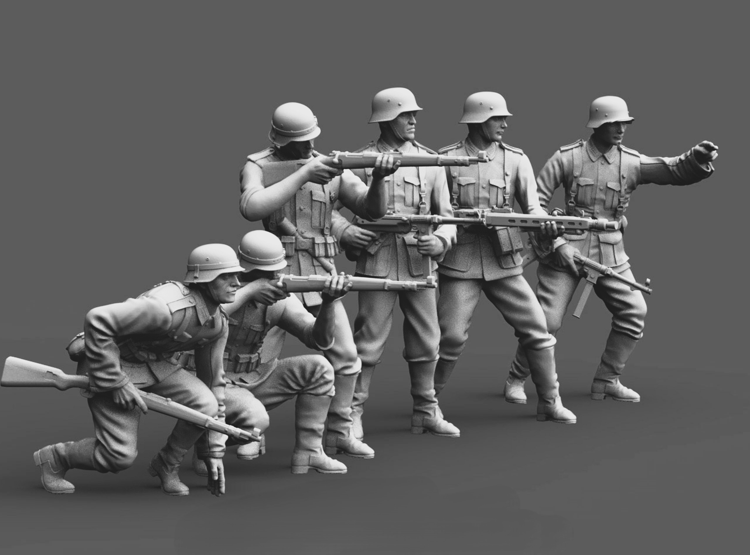 German soldiers WW2 set