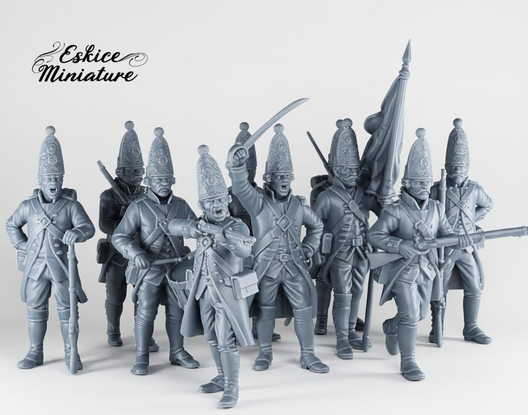 Hessian infantry in the American War of Independence