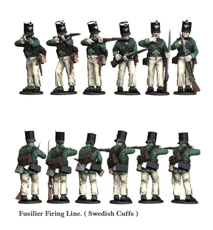 Prussian Fusiliers Firing Line 1806-1807