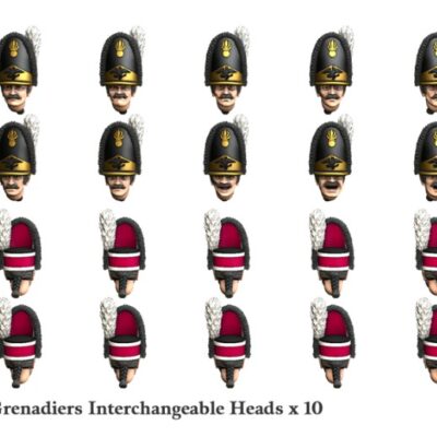 Prussian Grenadier Heads 1806-1807