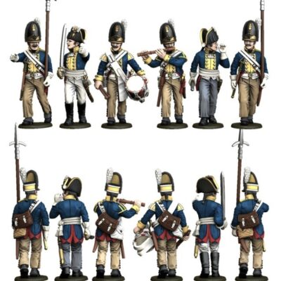 Prussian Grenadiers Command Marching 1806-1807