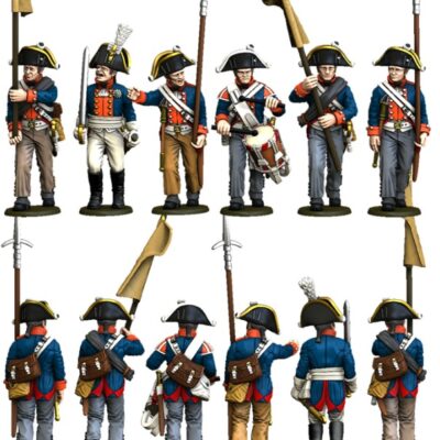 Prussian Musketeers Command Marching 1806-1807