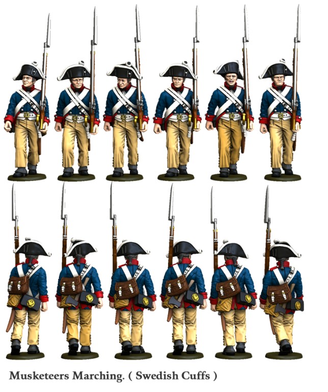 Prussian Musketeers Marching 1806-1807