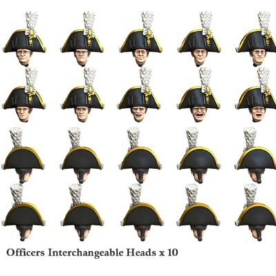 Prussian Officer Heads 1806-1807
