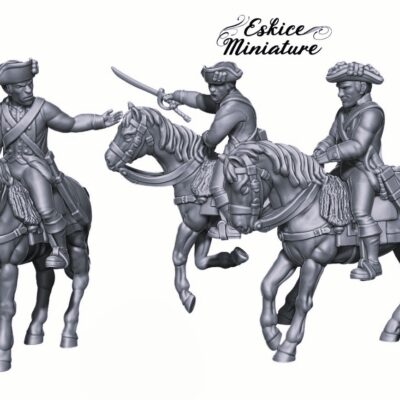Mounted officers serie 2 for American Revolutionary War