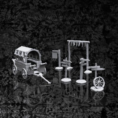 Road Accessories and Broken Carriage