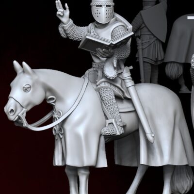 Bishop 12-13th Century on horse