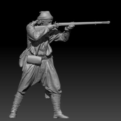 Louisiana Tigers Zouave shooting
