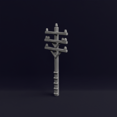 Telegraph pole - WW2 North Africa