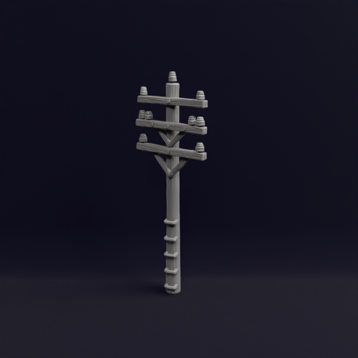 Telegraph pole - WW2 North Africa