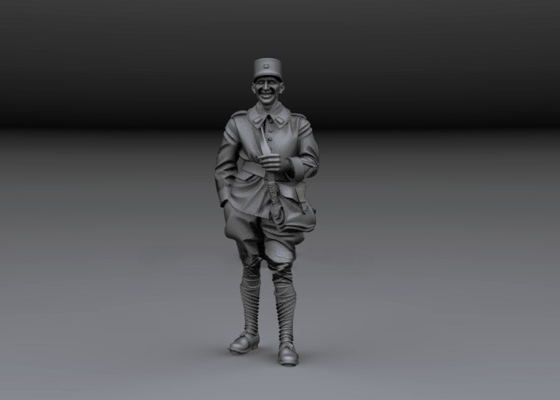 WW2 French happy Gendarmerie