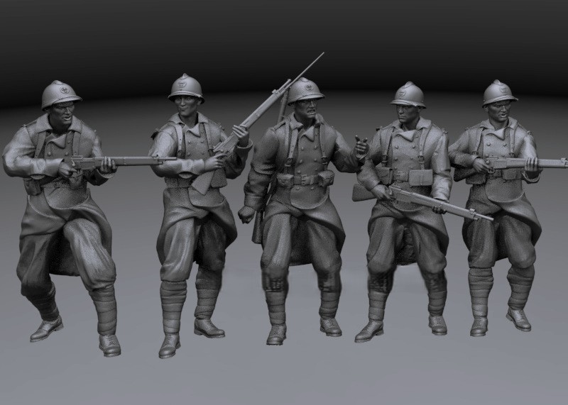 WW2 French soldiers Set