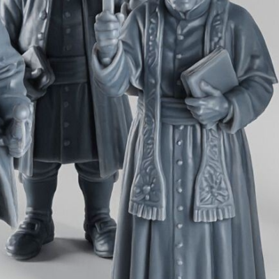 1700s Priest and Bishop