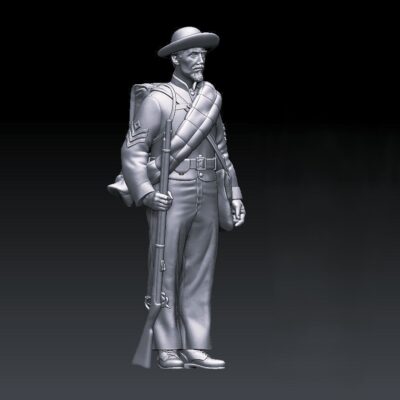 Confederate Mississippi Infantry Sergeant Standing