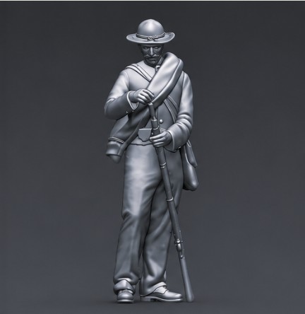 Confederate Soldier Attacking V3