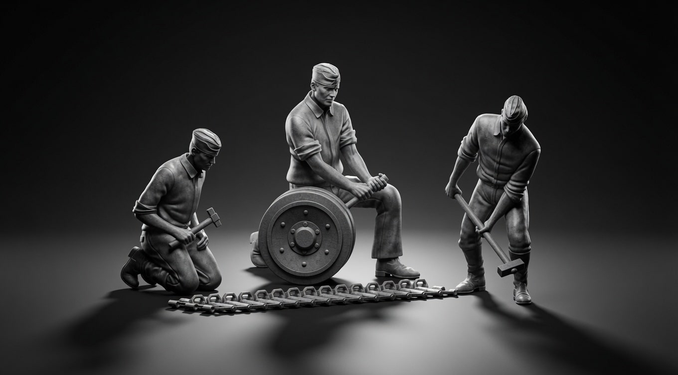 German Tank Crewmen WW2