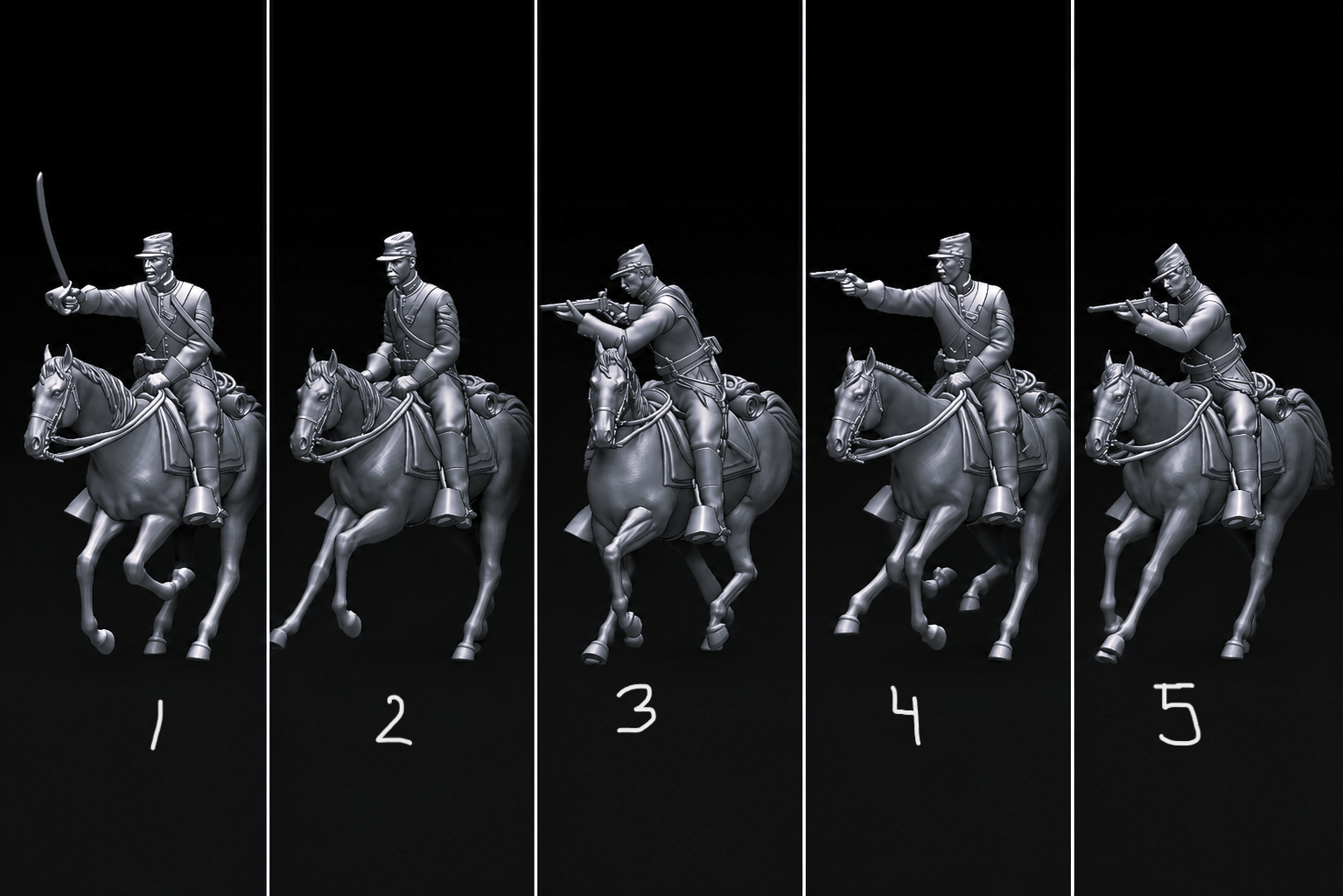 Iron Brigade Cavalry Attacking v5