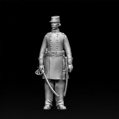 Iron Brigade Officer Standing With Sabre
